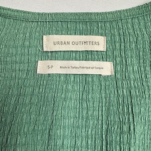 Urban Outfitters Lucielle Ruffle Tie-Front Top Size Small - Picture 5 of 9